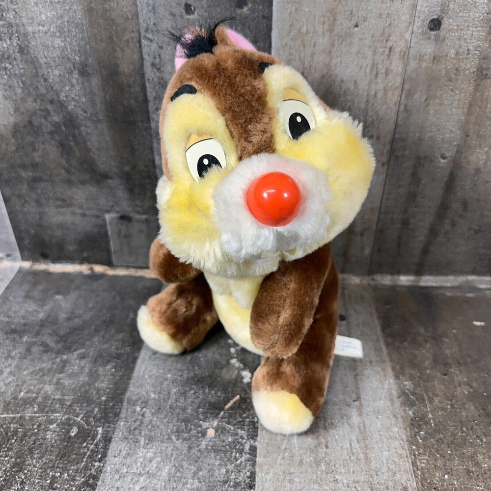 Vtg 1980s “Dale” Plush Disneyland Walt Disney World Chip N’ Dale‎ 9" Stuffed Toy